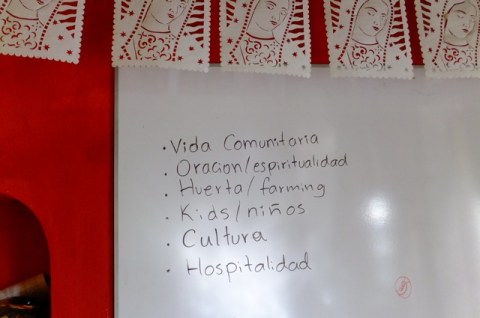 The community of Casa Colibri listed their priorities.
